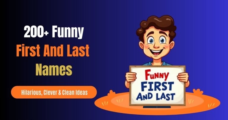 Funny First And Last Names