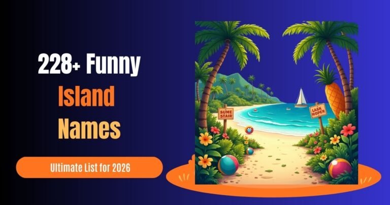 🌴 262+ Funny Island Names 😂 [Ultimate List for 2026]