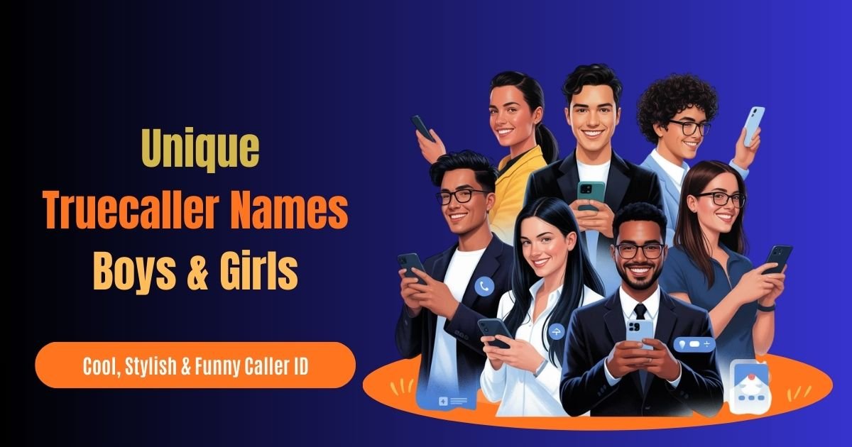 1100+ Unique Truecaller Names for Boys & Girls 2026 — Cool, Stylish & Funny Caller ID Ideas