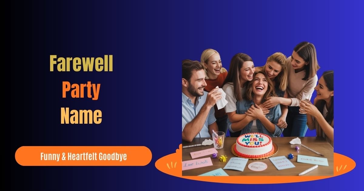 1250+ Farewell Party Name Ideas 2026: Creative, Funny & Heartfelt Goodbye Party Names