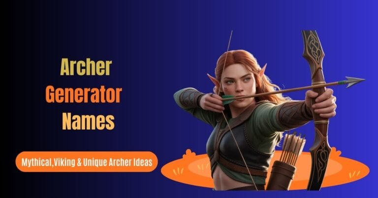 Archer Names Generator – Mythical, Fantasy, Elf, Viking & Unique Archer Ideas