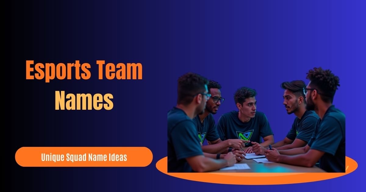 Esports Team Names – Unique Squad Name Ideas for Gaming Teams