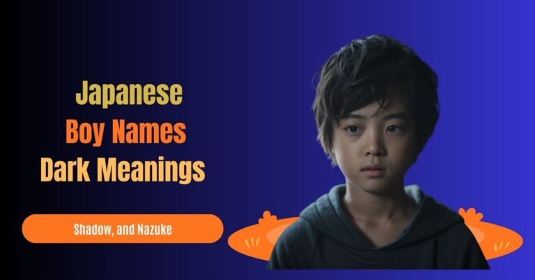 Japanese Boy Names Meaning Dark, Shadow, and Nazuke: A Complete Guide to Mystical Japanese Names