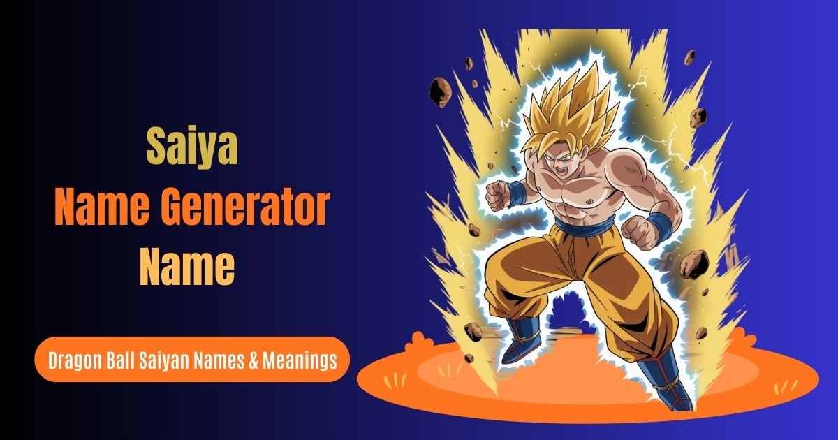 Saiyan Name Generator – Powerful Dragon Ball Saiyan Names & Meanings (300+ Ideas)