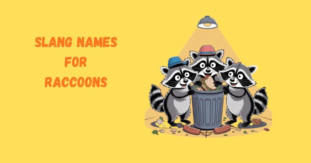 Slang Names For Raccoons